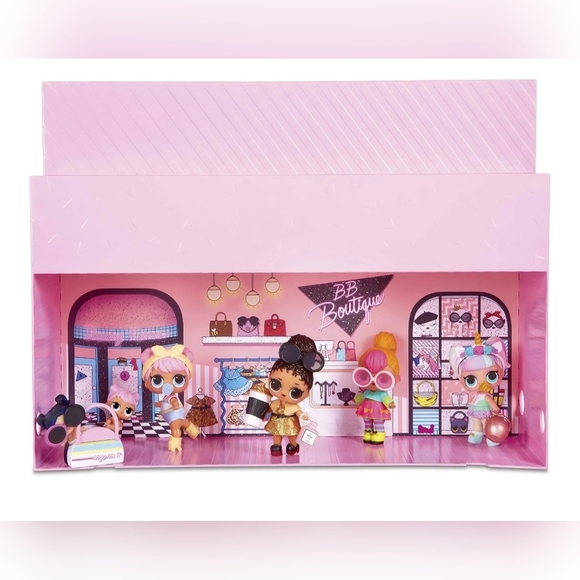 L.O.L. RARE Entertainment Surprise Pop UP Display Case Pink With Exclusive Doll - Picture 3 of 9